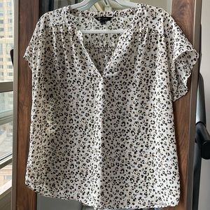 Banana Republic Leopard Print Blouse